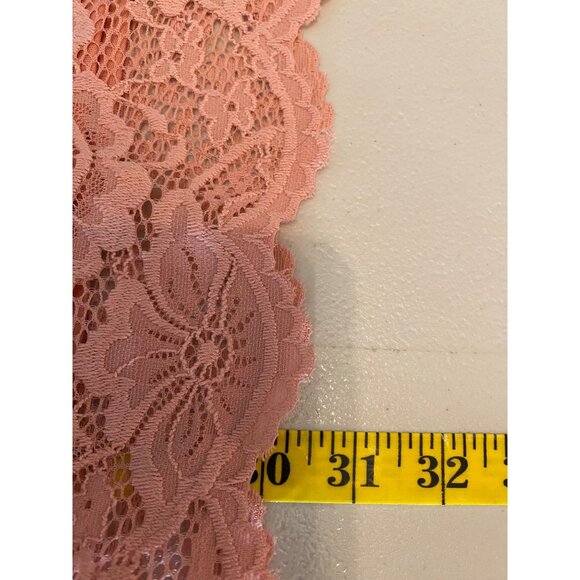 Guess Lace Off-Shoulder Dress Pink Medium - Picture 9 of 13